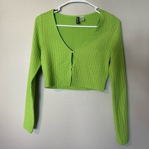 Neon Green Crop Top